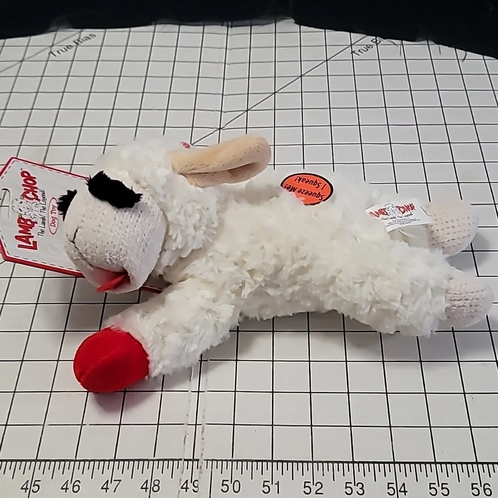 Multipet Lamb Chop Dog Toy with Squeaker, Large Size‎ NWT